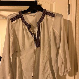 Daniel rainn women's peasant top blouse size M